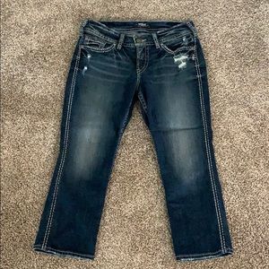 Silver Jeans Capris